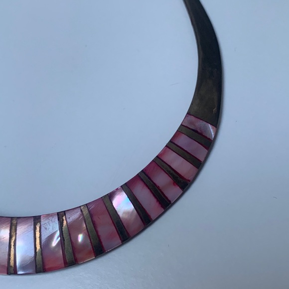 💖 SALE TODAY ONLY Vintage mother of pearl choker - Picture 2 of 8
